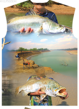 Load image into Gallery viewer, Long sleeve Fishing shirt Blue
